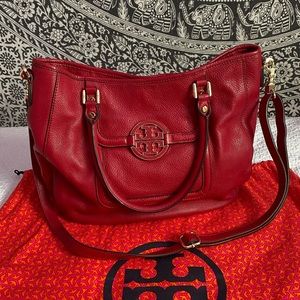 Tory Burch Red Raspberry Handbag